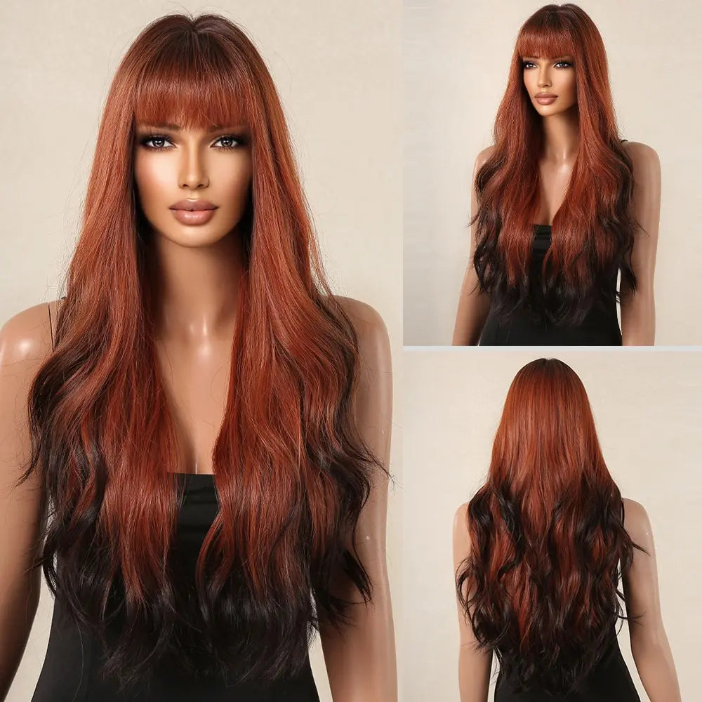 Brown Wavy Wig