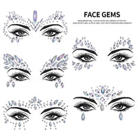 3D Diamond Temporary Tattoo Stickers