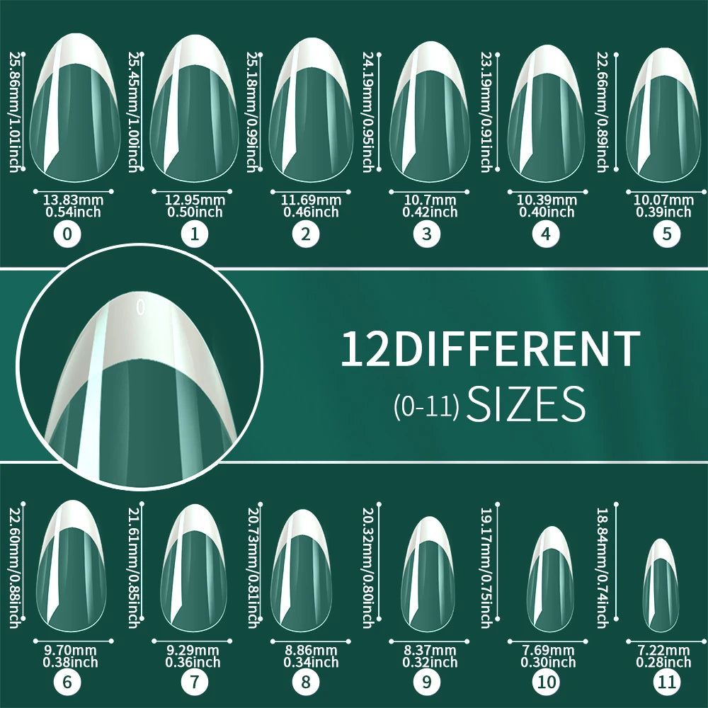 Nailpop 120pcs Acrylic Nails Fake Capsule