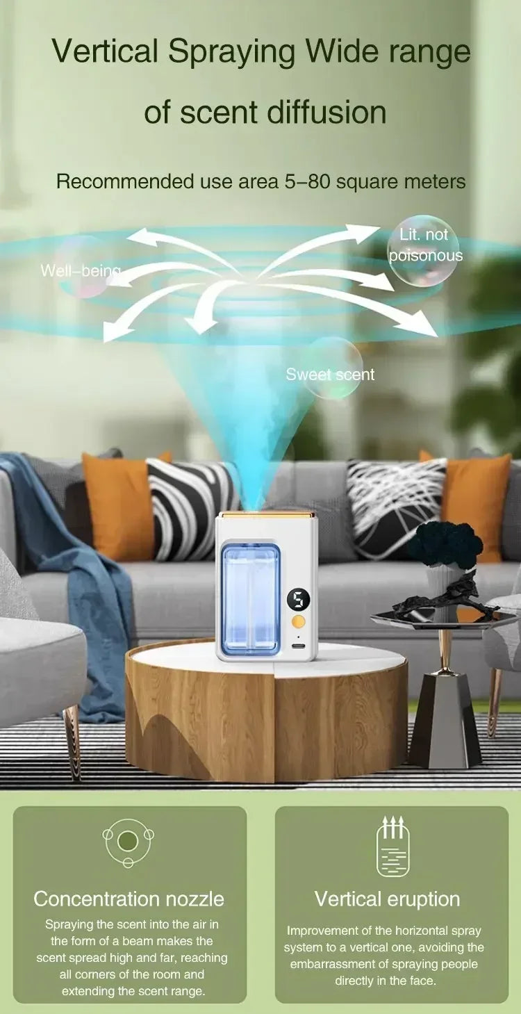 Wireless Wall Hanging Portable Automatic Fragrance