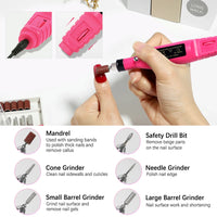 LULAA Strong Function Nail Drill Machine Set