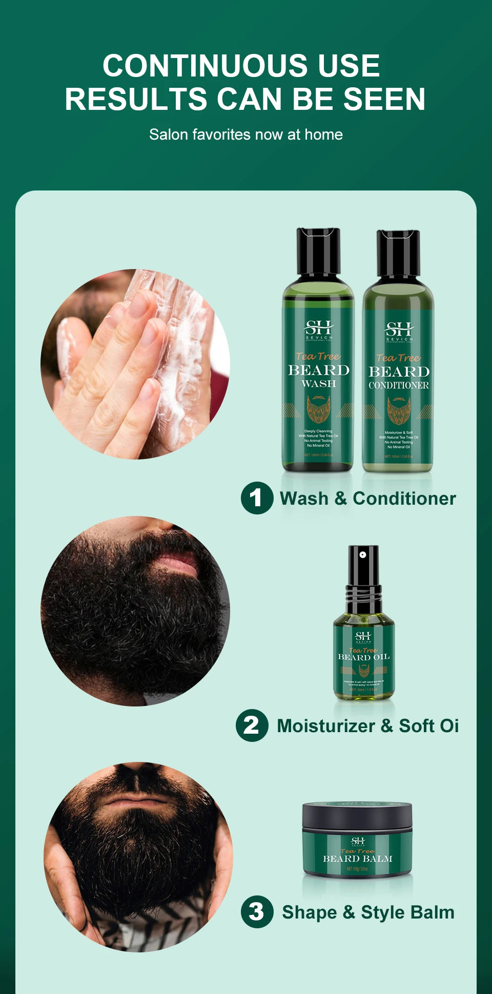 Sevich Tea Tree Beard Care