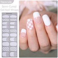 Full Cover Nail Gel Sticker Wraps Manicure