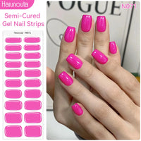 Full Cover Nail Gel Sticker Wraps Manicure