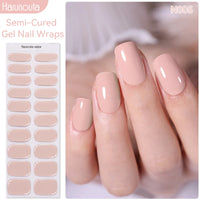 Full Cover Nail Gel Sticker Wraps Manicure