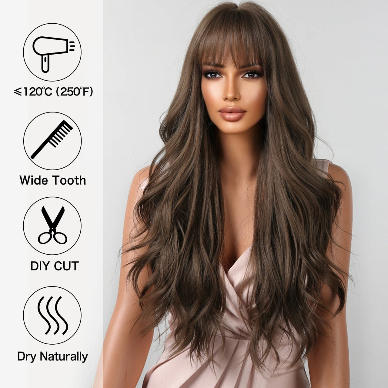 Brown Wavy Wig