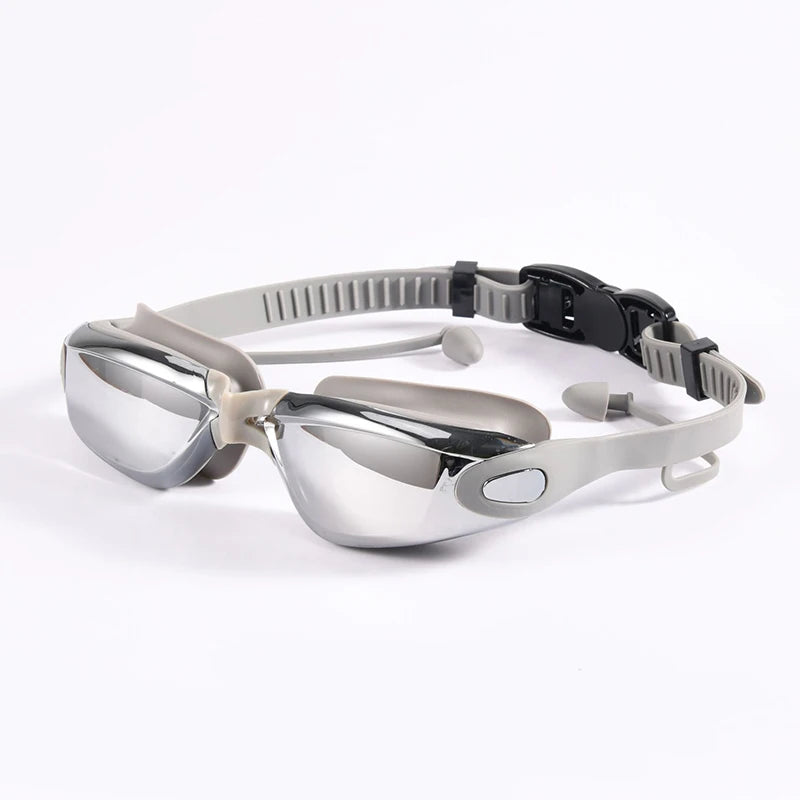Swimming Goggles One-piece Earplugs