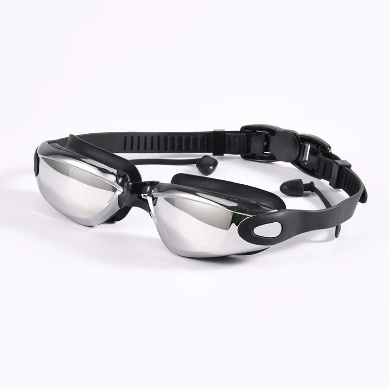 Swimming Goggles One-piece Earplugs
