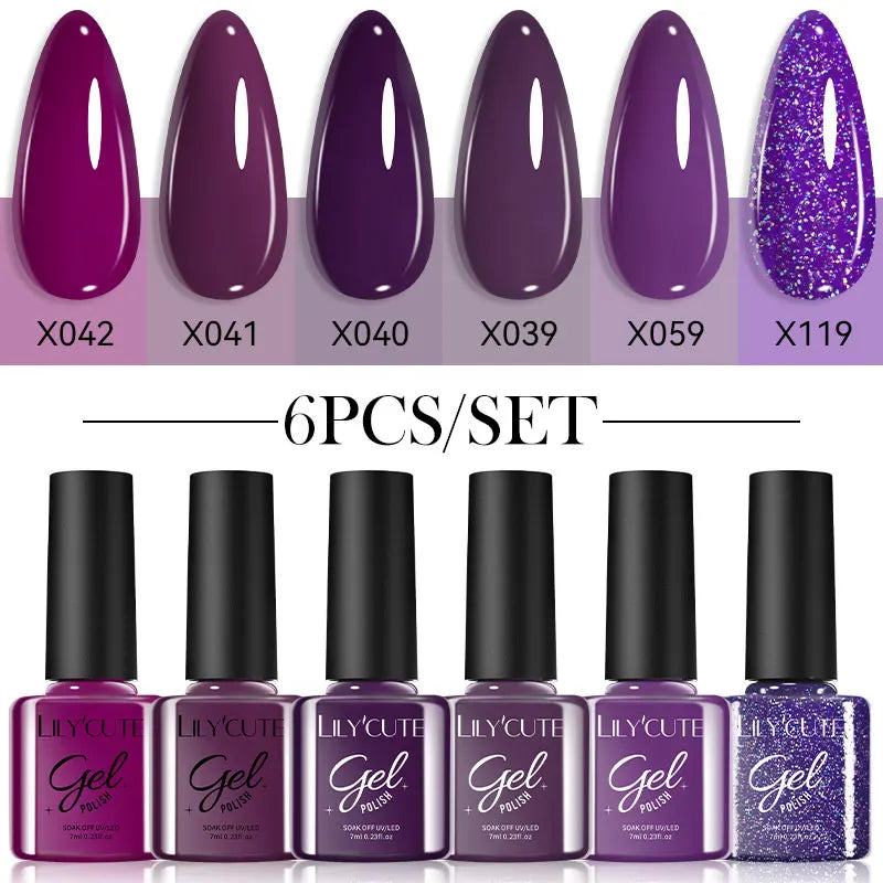 Nail Polish Kit 125 Colors Manicure Semi Permanent