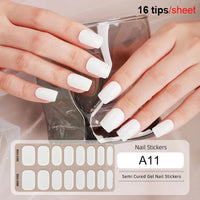 Full Cover Nail Gel Sticker Wraps Manicure