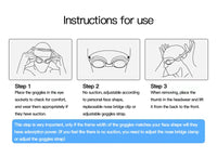 Swimming Goggles One-piece Earplugs