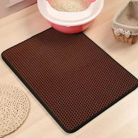 Cat Litter Mat With Gift Double Layer Waterproof