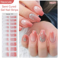 Full Cover Nail Gel Sticker Wraps Manicure