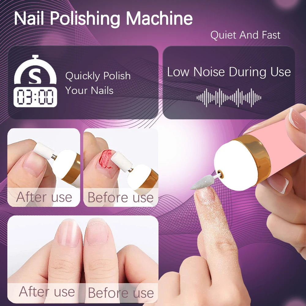 LINMANDA Portable Nail Drill Professional