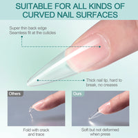 Nailpop 120pcs Acrylic Nails Fake Capsule