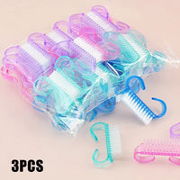 1/5/20Pcs Acrylic Nail Brush Pink Color