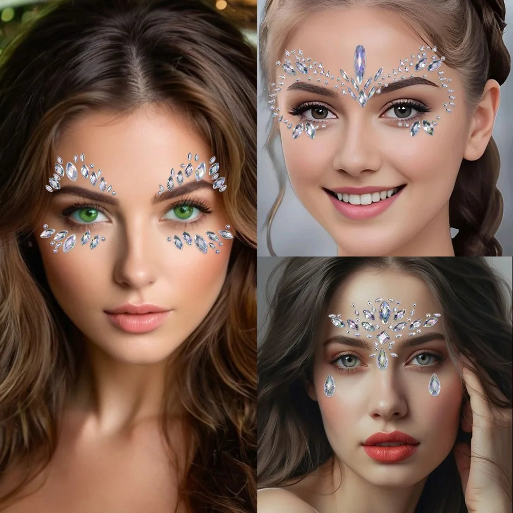 3D Diamond Temporary Tattoo Stickers