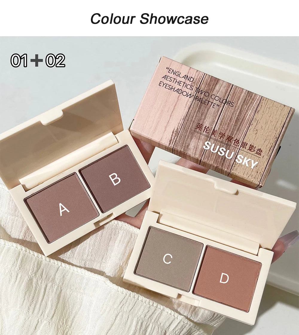 Two Color Eyeshadow Palette