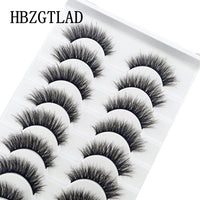 NEW 10 Pairs Natural Long False Eyelashes