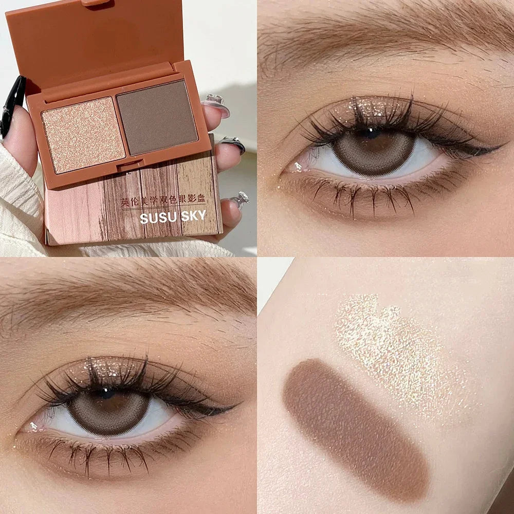 Two Color Eyeshadow Palette