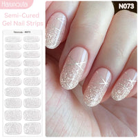 Full Cover Nail Gel Sticker Wraps Manicure
