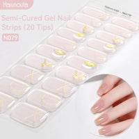 Full Cover Nail Gel Sticker Wraps Manicure