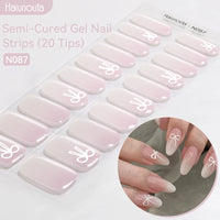 Full Cover Nail Gel Sticker Wraps Manicure