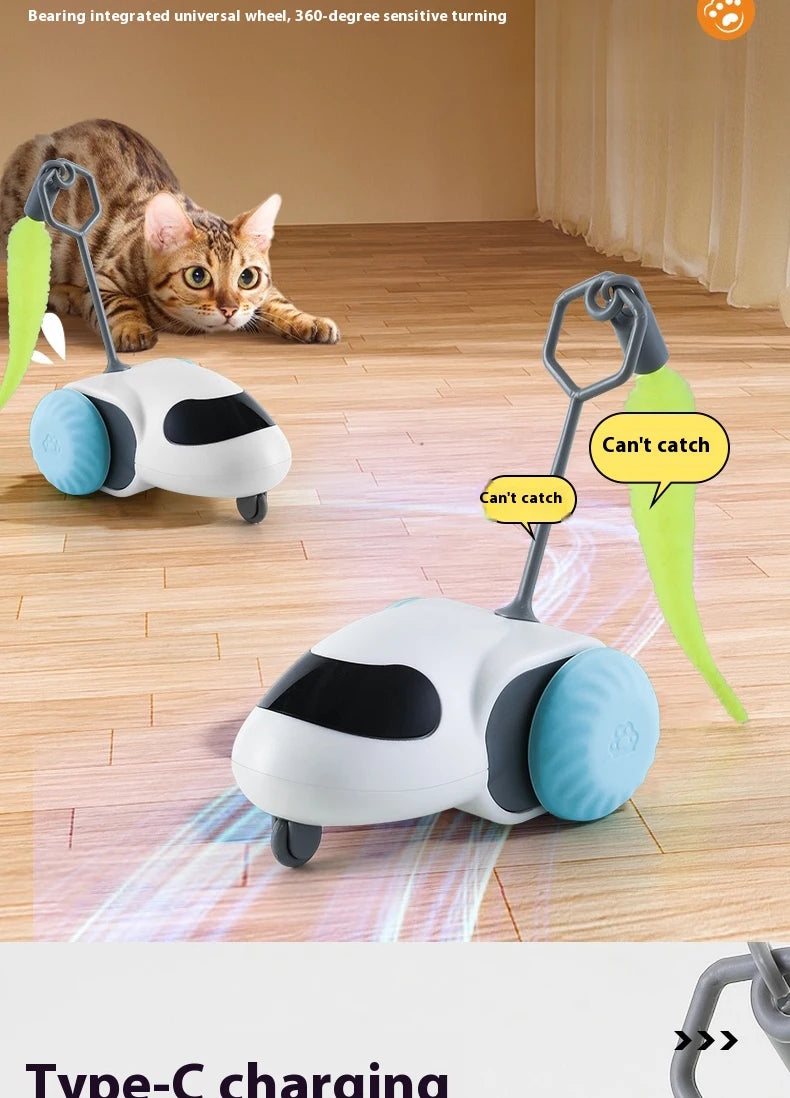 Smart Interactive Cat Toy Car