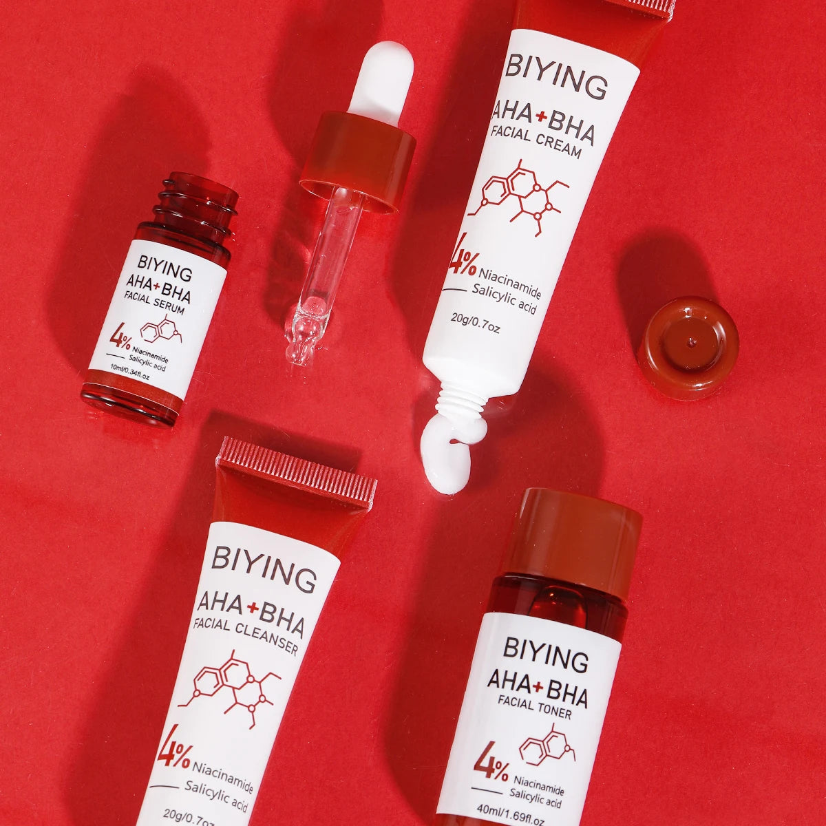 Toner Serum Cream Foam Cleanser