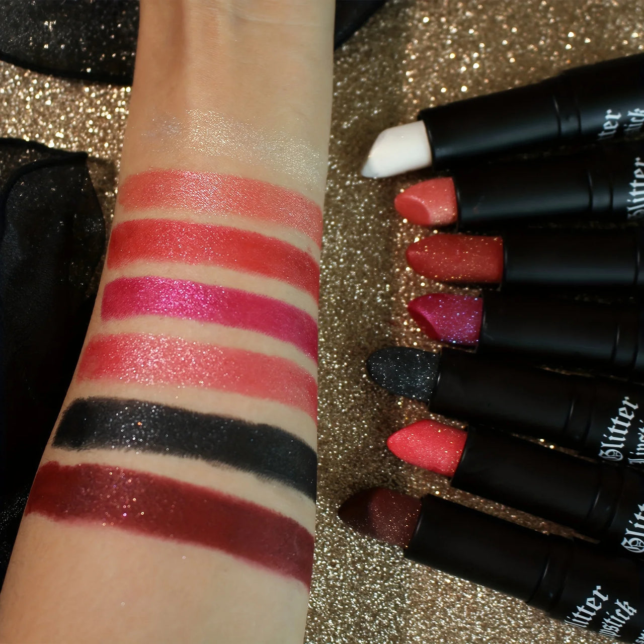 7 Colors Glitter Lipstick