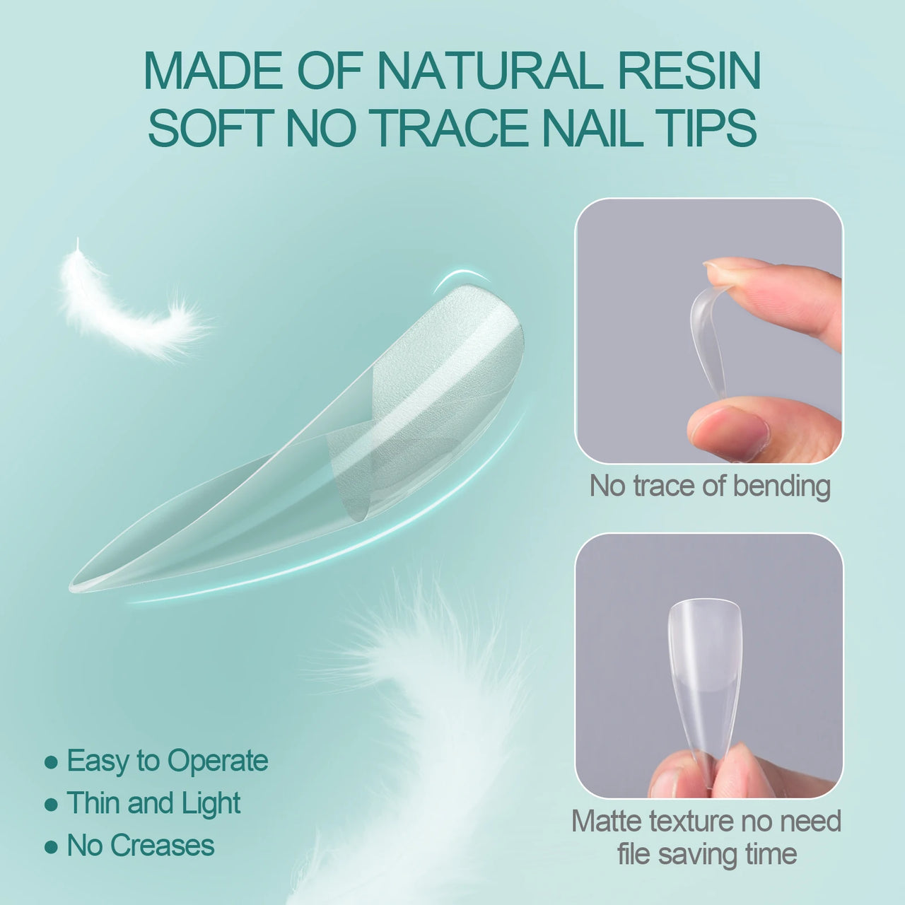 Nailpop 120pcs Acrylic Nails Fake Capsule