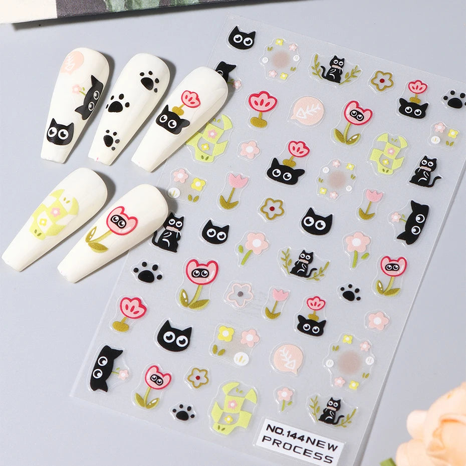3D Self-Adhesive Nail Art Decals