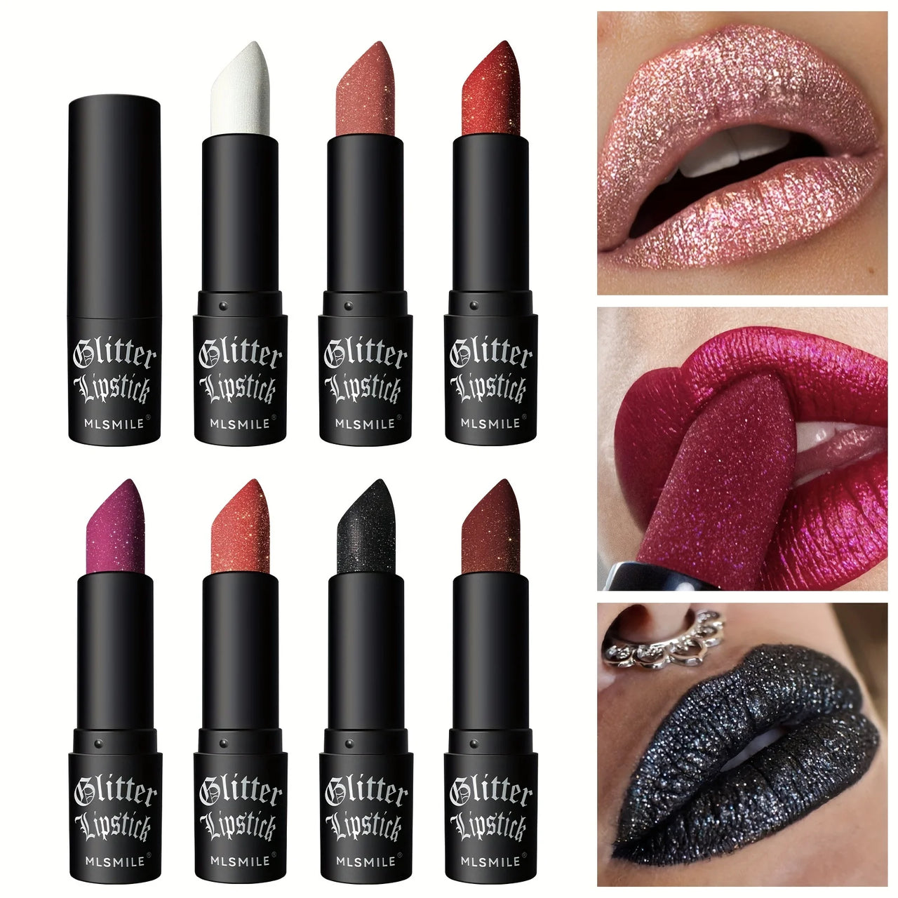 7 Colors Glitter Lipstick