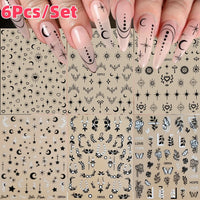 Self-Adhesive Slider Luxury Manicure Decals