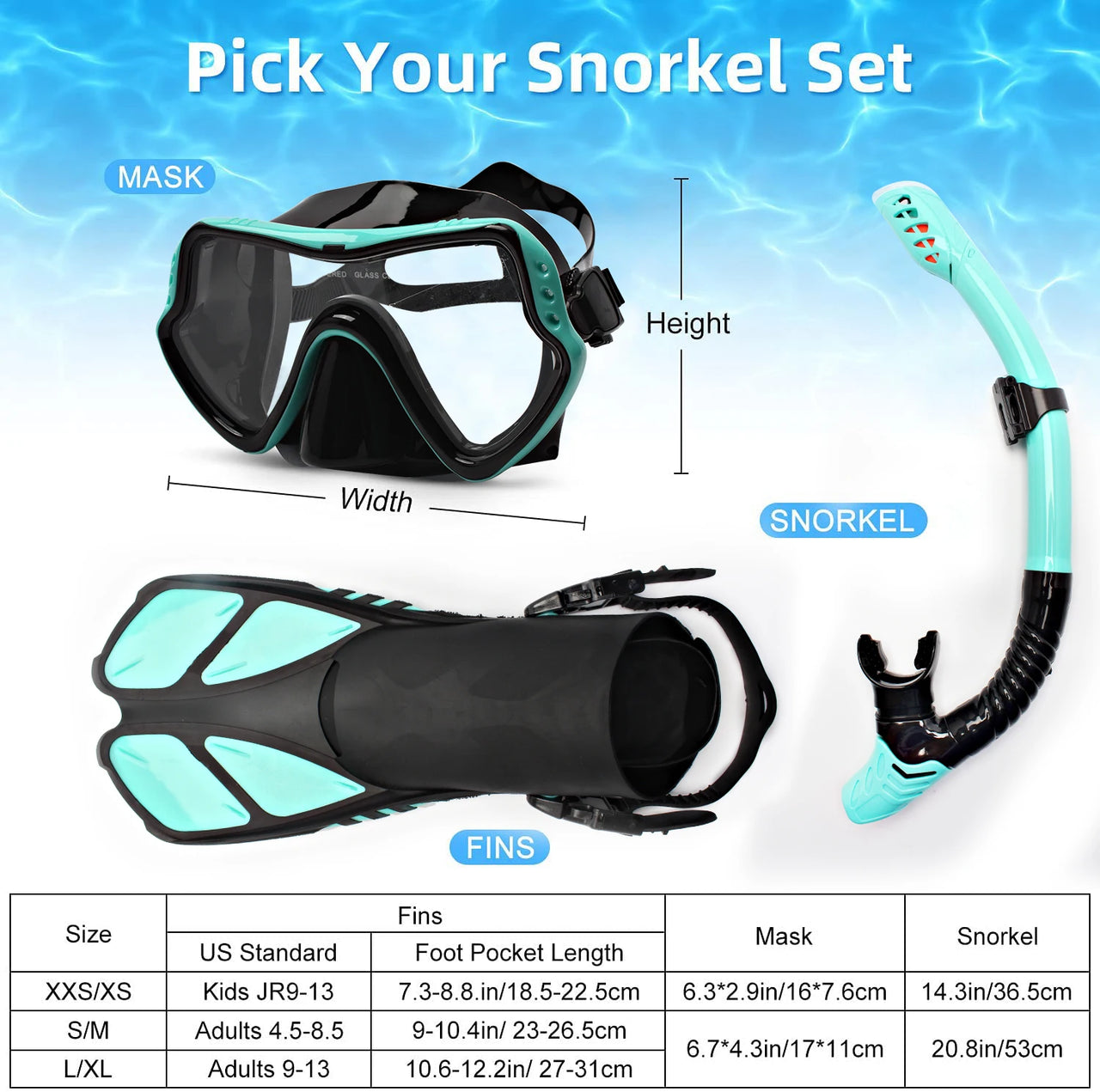 Snorkel Diving Mask