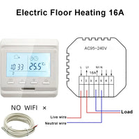 WiFi Thermostat Electric Heating Warm Floor Temperature Controller