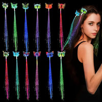 Colorful Butterfly Light Braids Wig