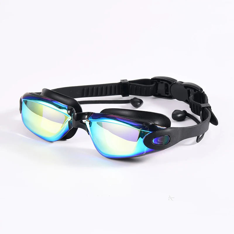Swimming Goggles One-piece Earplugs
