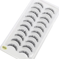 NEW 10 Pairs Natural Long False Eyelashes