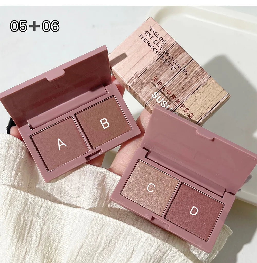 Two Color Eyeshadow Palette
