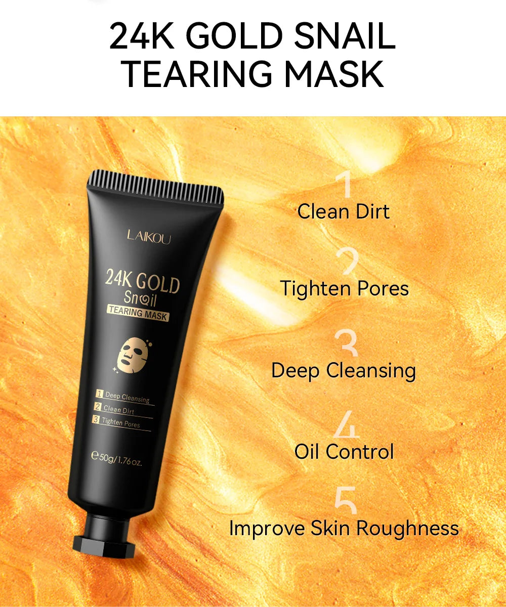 Gold Sakura Peeling Face Mask Anti Wrinkle