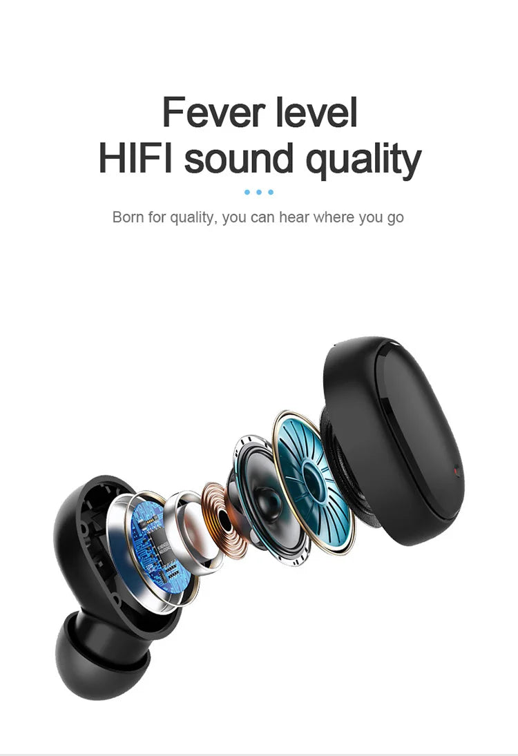 Bluetooth Earbuds for Xiaomi Huawei iPhone