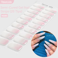 Full Cover Nail Gel Sticker Wraps Manicure