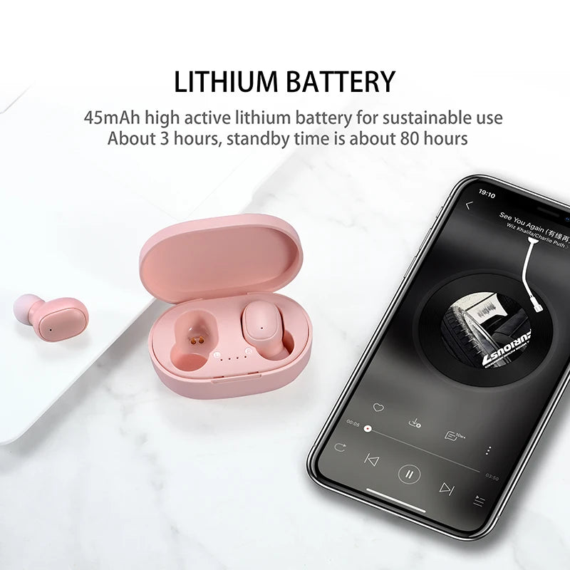 Bluetooth Earbuds for Xiaomi Huawei iPhone