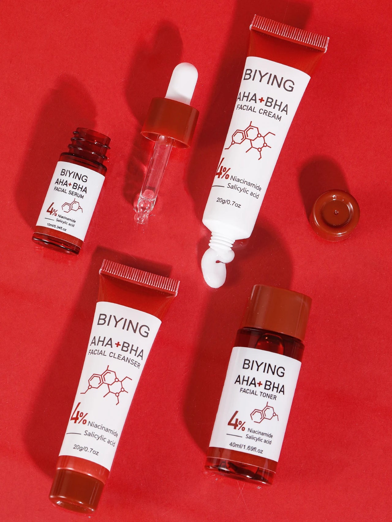 Toner Serum Cream Foam Cleanser