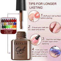 Nail Polish Kit 125 Colors Manicure Semi Permanent