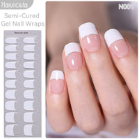Full Cover Nail Gel Sticker Wraps Manicure