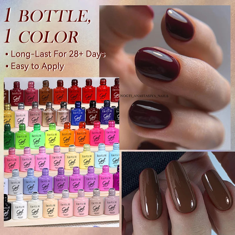 Nail Polish Kit 125 Colors Manicure Semi Permanent