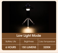 WEST BIKING Portable Camping Light 3 In