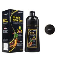 Hair Dye Shampoo 3in1 Darkening Hairs Instant Gray To Black